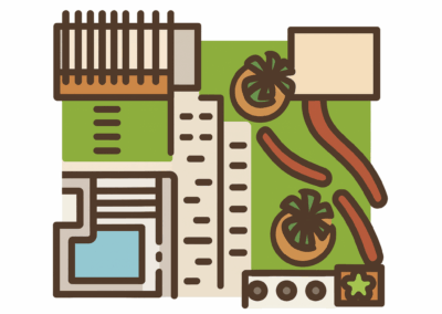 تصميم وتنفيذ اللاند سكيب لجميع أنواع الحدائق وتجميل وتحسين الساحات والميادين والمداخل المختلفة